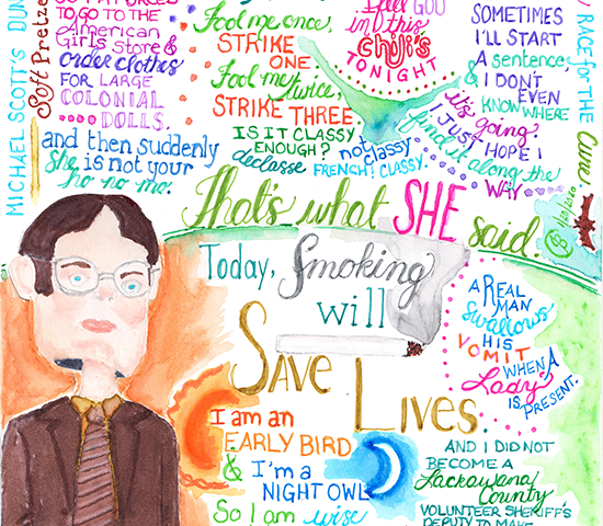 Thumbnail: The Office quotes print