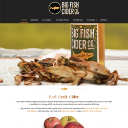 Thumbnail: Big Fish Cider website