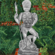 Thumbnail: Watercolor of the statue Neptune at Brookgreen Gardens