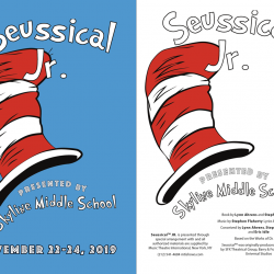 Seussical program - cover and title page