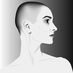 Sinéad O'Connor digital portrait