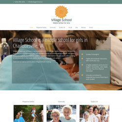 Thumbnail: Village School website - home page