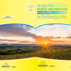 Augusta County Parks and Rec Guide - Cover