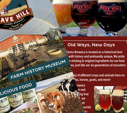 Cave Hill Farms Brewery - Rack Card