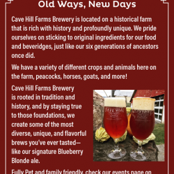Cave Hill Farms Brewery - Rack Card - Back